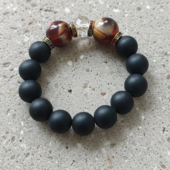 Handcrafted Royal Wrist Beads - Picture 2 of 5